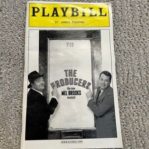 Vintage Broadway‎ Playbill The Cast Original Broadway Production April 2001